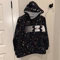 Under Armour Shirts & Tops | Euc Girls Under Armour Size Xl Youth X-Large Hoodie Hoody Sweatshirt Splatter | Color: Black/Pink | Size: Xlg