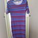 Lularoe Dresses | B1g1 Free: New Lularoe Julia | Color: Blue/Red | Size: Xs