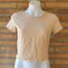 American Eagle Outfitters Tops | American Eagle Outfitters Yellow & White Checker Short Sleeve Top Size Medium | Color: White/Yellow | Size: M