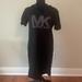 Michael Kors Dresses | Bnwt Michael Kors Studded Logo Dress Size Small | Color: Black/White | Size: S