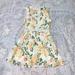 Disney Dresses | Disney Princess Floral White Mini Dress Sz Xs | Color: White/Yellow | Size: Xs