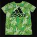 Adidas Shirts & Tops | Euc Boys Adidas T Shirt Size Large 14-16 Green W/ Black Adidas Logo | Color: Black/Green | Size: Large 14-16