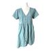 Madewell Dresses | Madewell Linen Dress Size M Light Blue | Color: Blue | Size: M