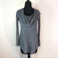 Anthropologie Sweaters | Anthropologie Moth Gray Open Knit Cowl Neck Sweater | Color: Gray | Size: Xs