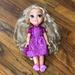 Disney Toys | Disney Princess Rapunzel Doll 15” Tall Tangled Movie Smoke Free Home Bundle & Sa | Color: Cream/Purple | Size: Osg