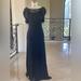 Free People Dresses | Free People Long Beautiful Black Dress With Open Back And A Train Tail Sz S | Color: Black | Size: S