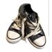 Converse Shoes | Kids Glitter Polka Dot Converse Low Top Chuck Taylor All Star Sneakers Size 11 | Color: Blue/Gold | Size: 11g