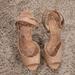 Jessica Simpson Shoes | Jessica Simpson Size 10 Cork Heels | Color: Tan | Size: 10