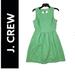 J. Crew Dresses | J. Crew Dress Size Small Womans Green Stripes Sleeveless Casual Dress Pockets Sm | Color: Green/White | Size: S