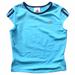 Adidas Tops | Adidas Blue Cropped Short Sleeve Top Small Stripe | Color: Blue | Size: S