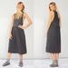 Anthropologie Dresses | Anthropologie T.La Petite Sleeveless Midi Dress Sz Small | Color: Gray | Size: Sp