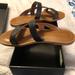 Coach Shoes | Euc Coach Harlan Sandal Signature Canvas & Leather Slip On 1/4 Heel Wore Once! | Color: Black | Size: 8