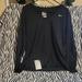 Nike Tops | Nike "The Nike Tee" V-Neck Long Sleeve Women's Size Large...Still Has Tags | Color: Black/Silver | Size: L