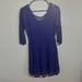 Free People Dresses | Free People Violet Cut Out Mini Dress | Color: Blue/Purple | Size: M