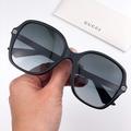 Gucci Accessories | Gucci Gg0092s 001 Sunglasses Black Grey Gradient Oval Women | Color: Black/Gray | Size: Os