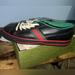 Gucci Shoes | Gucci Tennis 1977 Sneakers 100% Authentic Gucci Size 13 Usa Size 13.5 | Color: Black/Red | Size: 13.5