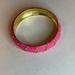 Kate Spade Jewelry | Kate Spade New York Pink Bangle Bracelet | Color: Gold/Pink | Size: Os