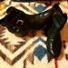 Coach Shoes | Coach Pauline Black Leather With Gold Hardware Womens Boots Size 5.5 | Color: Black/Gold | Size: 5.5