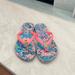 Lilly Pulitzer Shoes | Lilly Pulitzer Flip Flops | Color: Blue/Pink | Size: 10