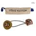 Louis Vuitton Accessories | Authentic Louis Vuitton Monogram Gold Metal Elastic Hair Tie M65351 | Color: Pink/Silver | Size: Os