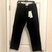 Zara Jeans | Black Zara Straight Leg Ankle Length Jeans In Us Size 8 | Color: Black | Size: 8