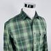 J. Crew Shirts | J Crew Small Flannel Shirt Green Plaid 100% Cotton Casual Button Front | Color: Green | Size: S
