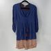 Anthropologie Dresses | Anthropologie Holding Horses Dip-Dye Peasant Casual Dress Sz 4 | Color: Blue/Pink | Size: 4