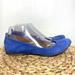 J. Crew Shoes | J Crew Blue Suede Ballet Flats | Color: Blue | Size: 8.5