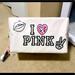Pink Victoria's Secret Accessories | 2/30$Pink By Vs Super Cute Makeup Bag/Toiletries/Url W/Sharpie Detachable | Color: Pink/White | Size: Os