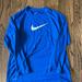 Nike Shirts & Tops | Boys Long Sleeve Nike Dri-Fit. Size M. Blue | Color: Blue | Size: Mb