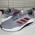 Adidas Shoes | Like New Adidas Dlux Trainer V Men’s Cross Training Sneakers Size 13 | Color: Red/Silver | Size: 13