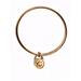 Michael Kors Jewelry | Michael Kors Gold Tone Lock Pendant Bangle Bracelet Euc | Color: Gold | Size: Os