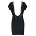 Free People Dresses | Black Free People Bodycon Dress With Beaded Open Back | Color: Black | Size: S