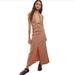 Free People Dresses | Free People Nya Linen Blend Dress Pink | Color: Pink | Size: Xl