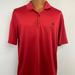 Adidas Shirts | Adidas Polo Mens L Large Red Short Sleeve 1/4 Button Collared Shirt Golf | Color: Red/White | Size: L