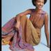 Anthropologie Dresses | Anthropologie Embellishedchiffon Swing Maxi Dress 2 | Color: Blue/Orange | Size: 2
