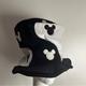 Disney Accessories | Disney Parks Mad Hatter Mickey Mouse Top Hat Halloween Black White Htf | Color: Black/White | Size: Os