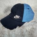 Nike Accessories | New Distressed Nike Two-Tone Blue Unisex Child Cap | Color: Blue | Size: Unisex Child