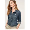 Anthropologie Jackets & Coats | Anthropologie Pilcro Dark Denim Jean Jacket New Size Small Anthro Stretch Cotton | Color: Blue | Size: S