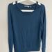 Athleta Sweaters | Athleta Cut Out Neck Sweatshirt Top-Xxs | Color: Blue | Size: Xxs