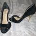 Jessica Simpson Shoes | Black And Gold Velvet Jessica Simpson Heels Size 7 | Color: Black/Gold | Size: 7