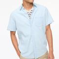 J. Crew Shirts | J. Crew Men's Short-Sleeve Chambray Shirt New Size Medium | Color: Blue | Size: M