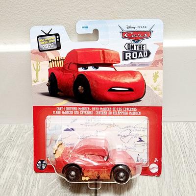 Disney Toys | Disney Pixar Cars On The Road Cave Lightning Mcqueen | Color: Red | Size: Osbb