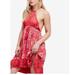 Free People Dresses | Free People Beach Day Mini Dress | Color: Red | Size: L