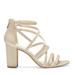 Jessica Simpson Shoes | Jessica Simpson Gold Glitter Block Heel Dress Sandals | Color: Gold | Size: Various