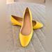 Kate Spade Shoes | Kate Spade Sz 9 Fallyn Canary Yellow Patent Leather Ballet Flats Worn1x Orig$178 | Color: Yellow | Size: 9