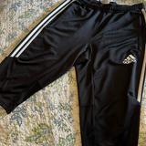 Adidas Pants | Adidas 3/4 Length Joggers. Classic Black And White. Size Medium. | Color: Black/White | Size: M