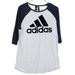 Adidas Tops | Adidas Spellout Raglan Top Women's Medium | Color: Gray | Size: M