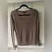 American Eagle Outfitters Sweaters | American Eagle Outfitters V-Neck Cotton Blend Tan Sweater; Size: Xs | Color: Tan | Size: Xs