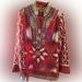 Tory Burch Tops | Gently Worn Tory Burch Tunic With Beautiful Detailing | Color: Red | Size: 8